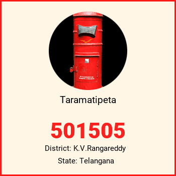 Taramatipeta pin code, district K.V.Rangareddy in Telangana