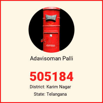Adavisoman Palli pin code, district Karim Nagar in Telangana