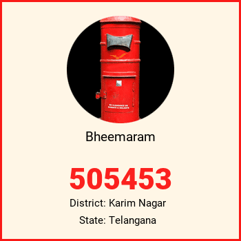 Bheemaram pin code, district Karim Nagar in Telangana