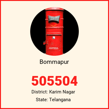 Bommapur pin code, district Karim Nagar in Telangana