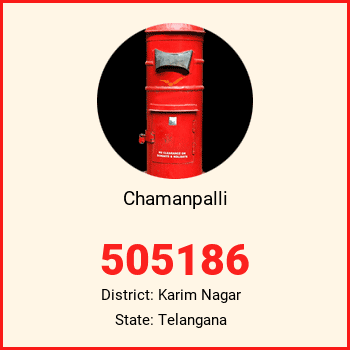 Chamanpalli pin code, district Karim Nagar in Telangana