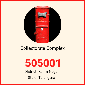 Collectorate Complex pin code, district Karim Nagar in Telangana