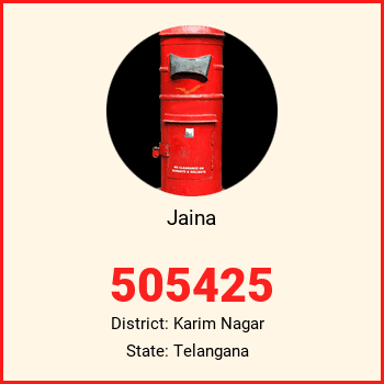 Jaina pin code, district Karim Nagar in Telangana