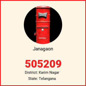 Janagaon pin code, district Karim Nagar in Telangana