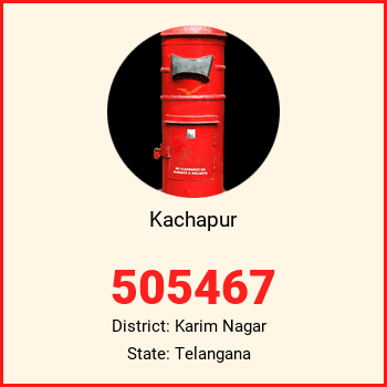 Kachapur pin code, district Karim Nagar in Telangana