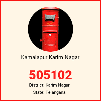Kamalapur Karim Nagar pin code, district Karim Nagar in Telangana