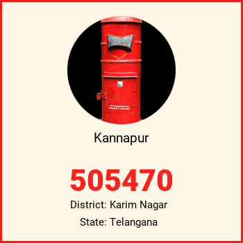 Kannapur pin code, district Karim Nagar in Telangana