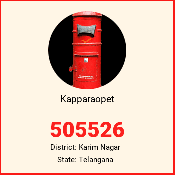Kapparaopet pin code, district Karim Nagar in Telangana