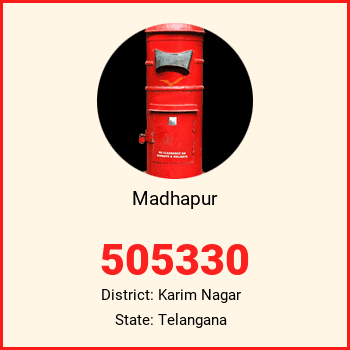 Madhapur pin code, district Karim Nagar in Telangana