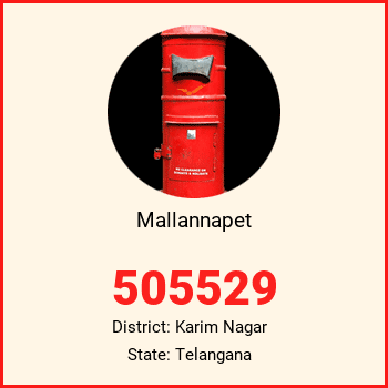 Mallannapet pin code, district Karim Nagar in Telangana