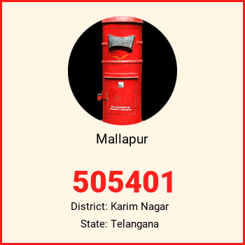Mallapur pin code, district Karim Nagar in Telangana