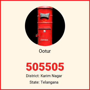 Ootur pin code, district Karim Nagar in Telangana