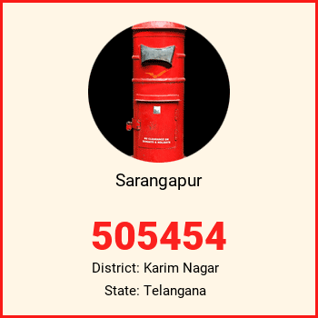 Sarangapur pin code, district Karim Nagar in Telangana