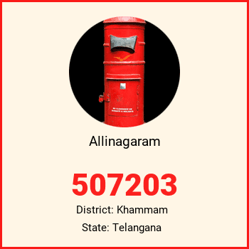 Allinagaram pin code, district Khammam in Telangana