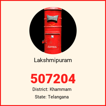 Lakshmipuram pin code, district Khammam in Telangana