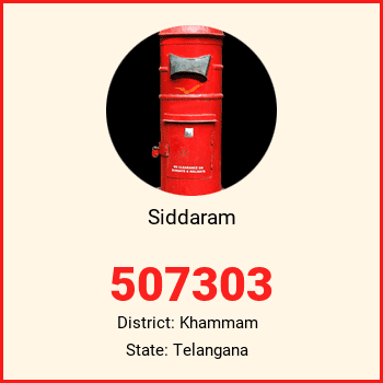 Siddaram pin code, district Khammam in Telangana