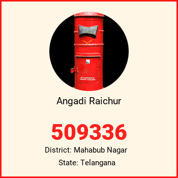 Angadi Raichur pin code, district Mahabub Nagar in Telangana