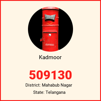 Kadmoor pin code, district Mahabub Nagar in Telangana