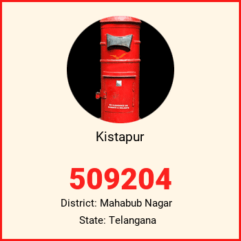 Kistapur pin code, district Mahabub Nagar in Telangana