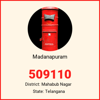 Madanapuram pin code, district Mahabub Nagar in Telangana