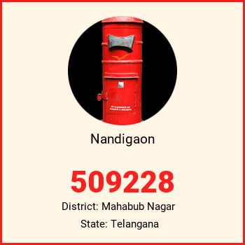 Nandigaon pin code, district Mahabub Nagar in Telangana