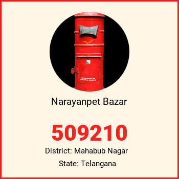 Narayanpet Bazar pin code, district Mahabub Nagar in Telangana
