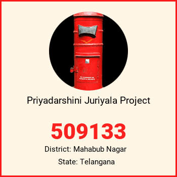 Priyadarshini Juriyala Project pin code, district Mahabub Nagar in Telangana