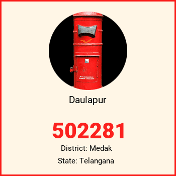 Daulapur pin code, district Medak in Telangana