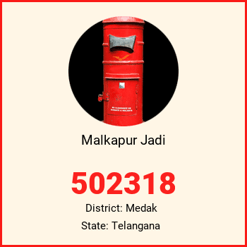 Malkapur Jadi pin code, district Medak in Telangana