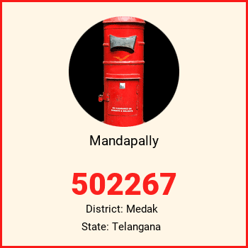 Mandapally pin code, district Medak in Telangana