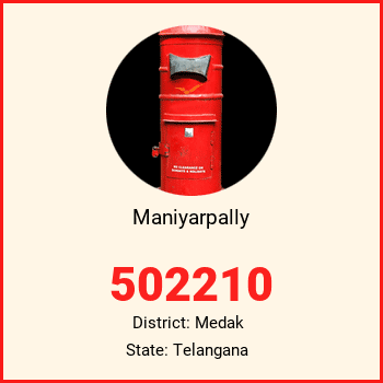 Maniyarpally pin code, district Medak in Telangana