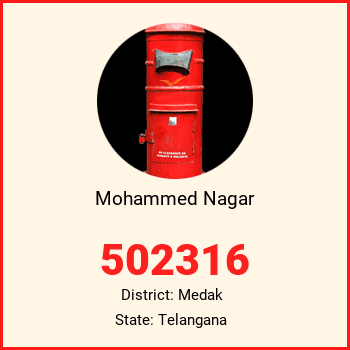 Mohammed Nagar pin code, district Medak in Telangana
