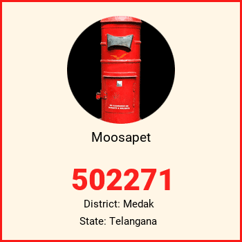 Moosapet pin code, district Medak in Telangana