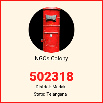 NGOs Colony pin code, district Medak in Telangana