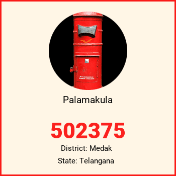 Palamakula pin code, district Medak in Telangana