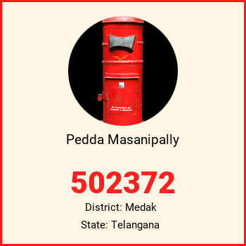 Pedda Masanipally pin code, district Medak in Telangana