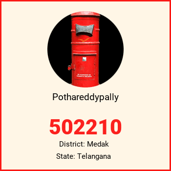 Pothareddypally pin code, district Medak in Telangana