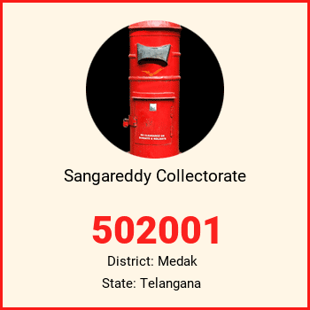 Sangareddy Collectorate pin code, district Medak in Telangana