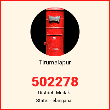 Tirumalapur pin code, district Medak in Telangana