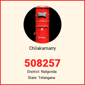 Chilakamarry pin code, district Nalgonda in Telangana