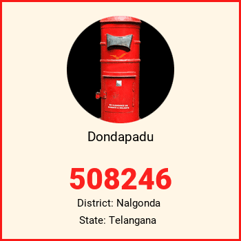 Dondapadu pin code, district Nalgonda in Telangana