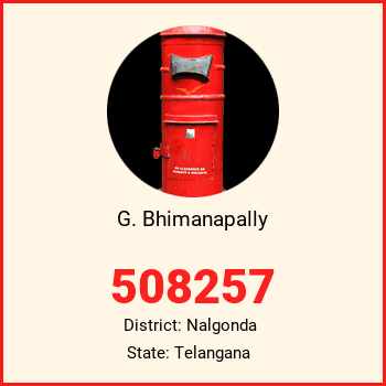 G. Bhimanapally pin code, district Nalgonda in Telangana
