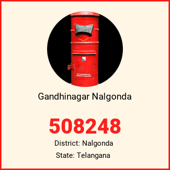 Gandhinagar Nalgonda pin code, district Nalgonda in Telangana