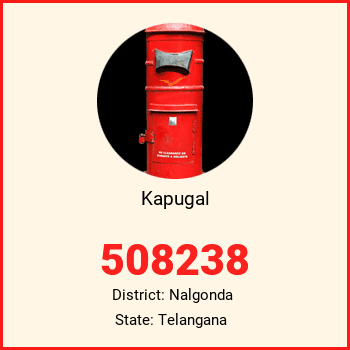 Kapugal pin code, district Nalgonda in Telangana