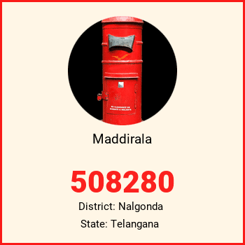 Maddirala pin code, district Nalgonda in Telangana