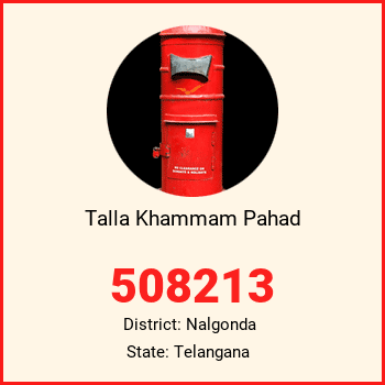 Talla Khammam Pahad pin code, district Nalgonda in Telangana