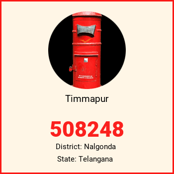 Timmapur pin code, district Nalgonda in Telangana