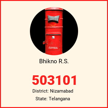 Bhikno R.S. pin code, district Nizamabad in Telangana