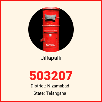 Jillapalli pin code, district Nizamabad in Telangana