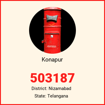 Konapur pin code, district Nizamabad in Telangana